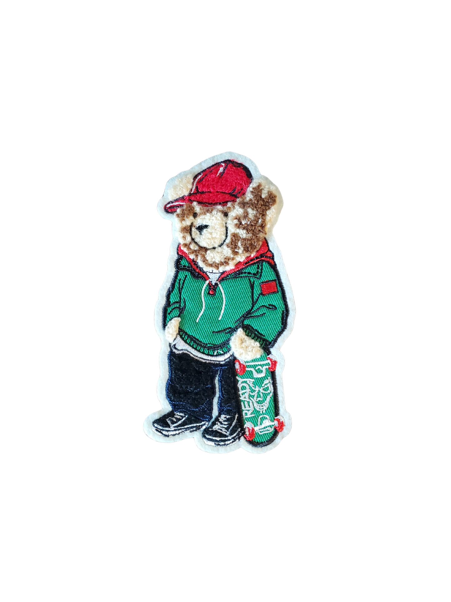 1PC Green Skate Bear Patch