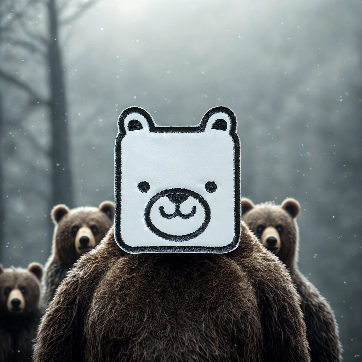 Reflective Bear Patch