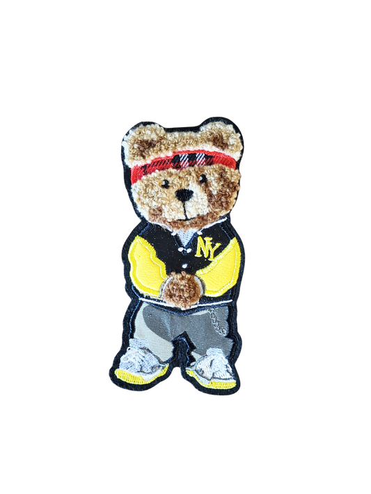 1PC Mini NY Bear Applique Patch